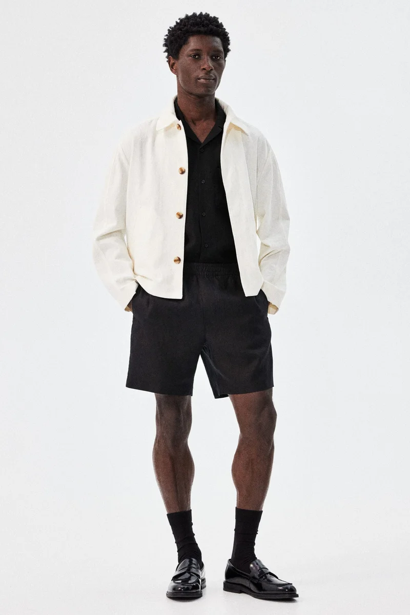 H&M Regular Fit Linen shorts
