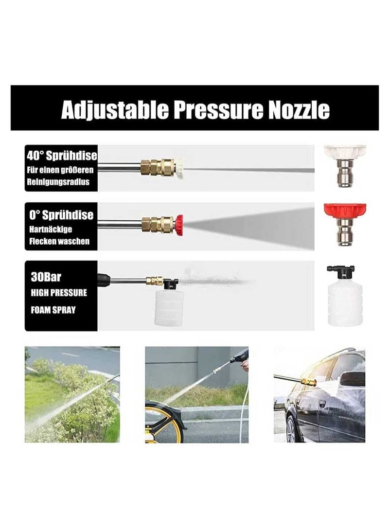 Cordless Pressure Washer, 48V Portable Pressure Cleaner, Electric Handheld Power Washer Gun for Outdoor Use for Cleaning Car, Watering Flowers, Cleaning Floors - Image 2