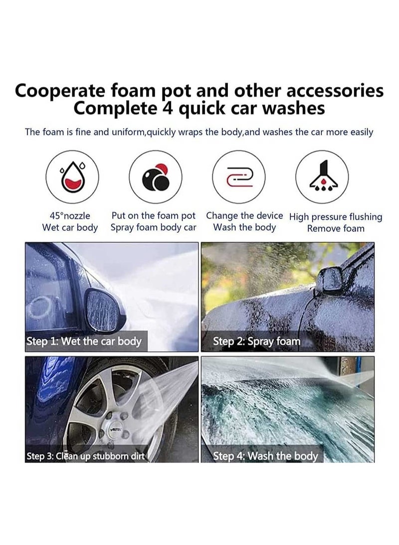 Cordless Pressure Washer, 48V Portable Pressure Cleaner, Electric Handheld Power Washer Gun for Outdoor Use for Cleaning Car, Watering Flowers, Cleaning Floors - Image 5