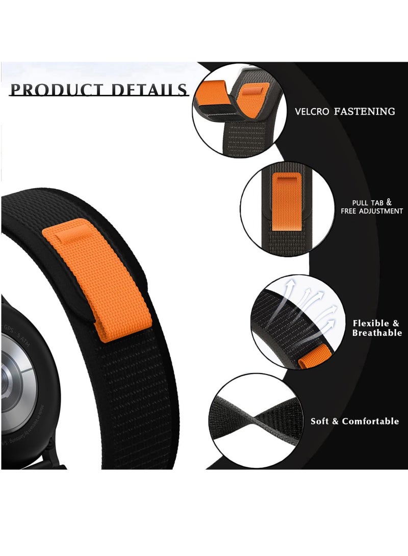 فوميمو 3 قطع من سوار تريل لساعة أبل 49 مم، 45 مم، 44 مم، 42 مم، حزام رياضي من النايلون المنسوج لسلسلة iWatch Ultra/8/7/SE/6/5/4/3/2/1، متعدد الألوان - Image 2