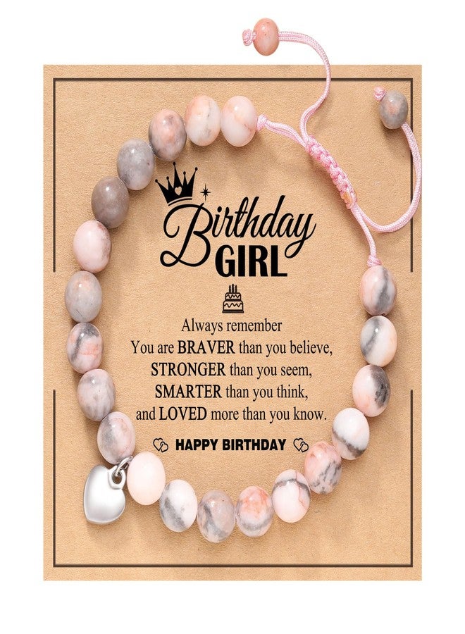 UPROMI Birthday Girl, 6 7 8 9 10 11 12 13 14 15 16 17 18 Year Old Girl Birthday Gift Ideas, Happy Birthday Bracelet Decorations Gifts for Girls, Birthday Presents for Teen Teenage Girls Her - Image 1