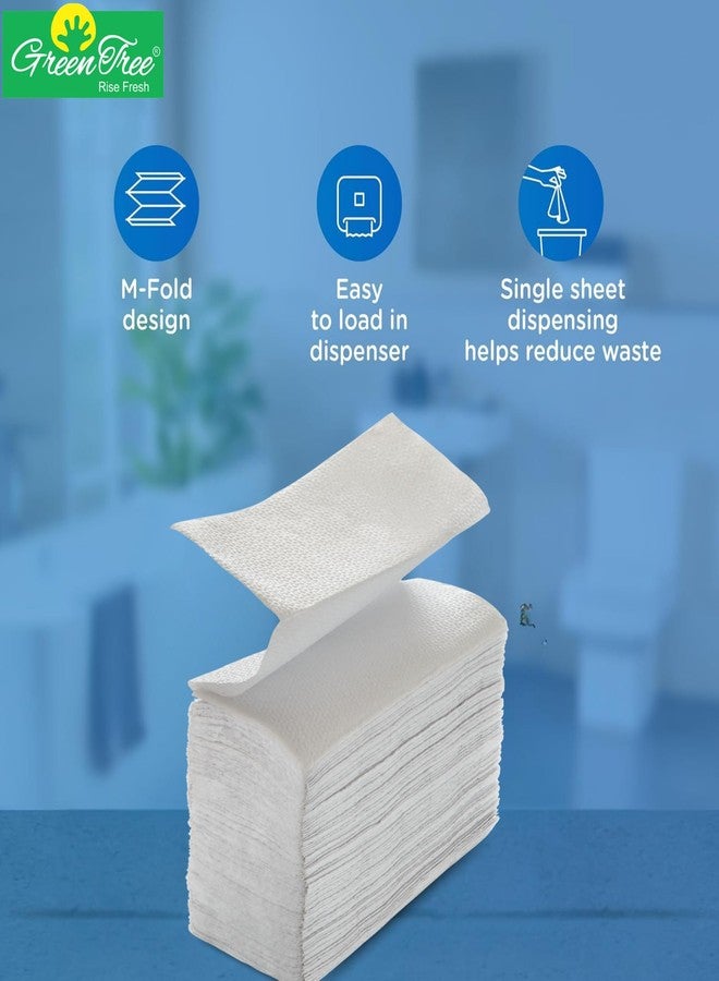 جرين تري مناشف ورقية متعددة الطيات من جرين تري، 125 ورقة/عبوة، مناديل ورقية، عبوة من 8 قطع - Image 4