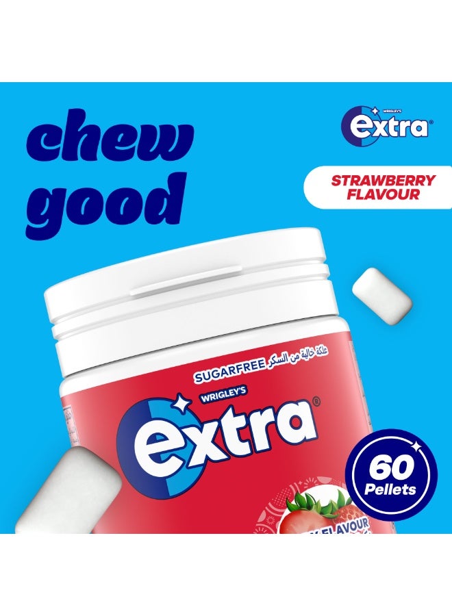 Extra Strawberry Gum Bottle 84g - Image 2