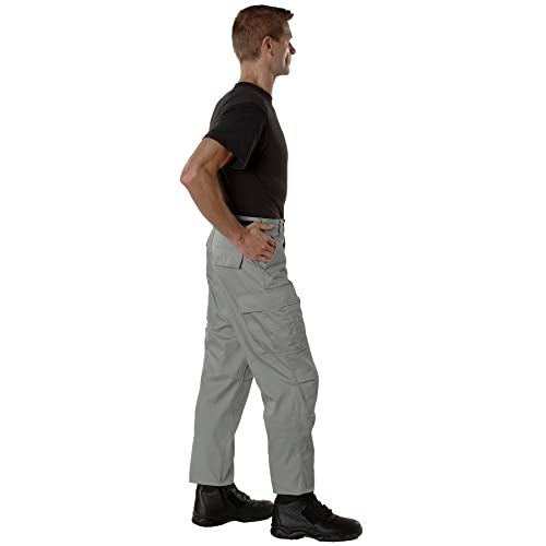 Rothco Tactical BDU Pants (US, Alpha, Medium, Regular, Regular, Grey) - Image 1