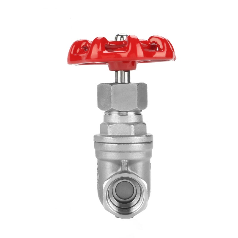 Stainless Steel Gate Valve: G1/2 BSPP Size - 304 Stainless Steel Sturdy Durable Straight Flow Low Resistance for Industrial Mechanical Chemical Water Supply Equipment - Image 2