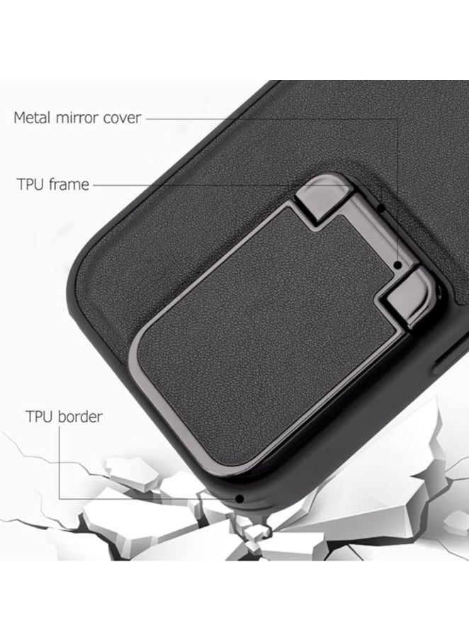 general The hard leather case is compatible with iPhone 16 Pro Max/16 Pro/16 Plus/16, and it is an ultra-thin, shock-resistant TPU case with a flip-up metal lens cover - Image 5
