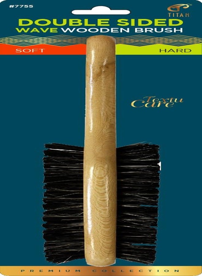 TITAN Double Sided Wave Brush Soft and Hard