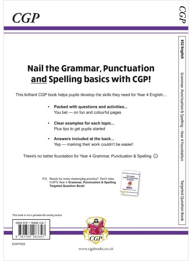 New KS2 English Year 4 Foundation Grammar, Punctuation & Spelling Targeted Question Book w/Answers - Image 2