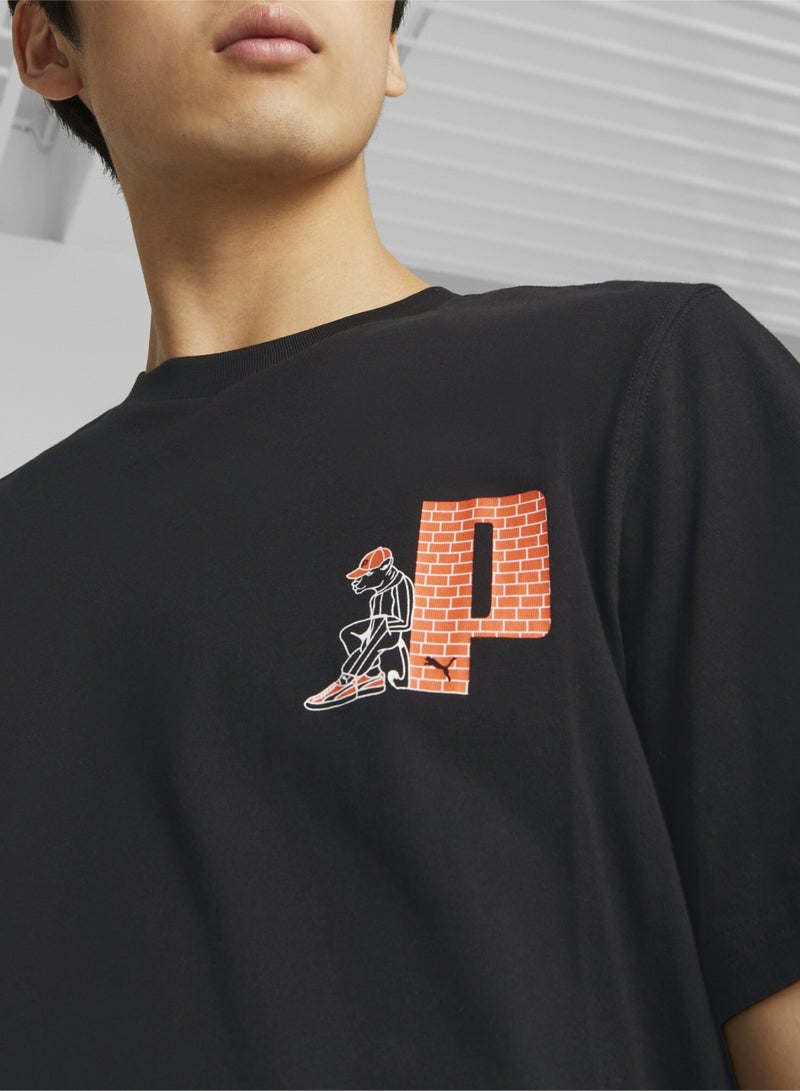 Graphics Street Cats Mens Short Sleeve T-shirt