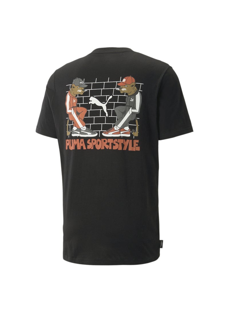 Graphics Street Cats Mens Short Sleeve T-shirt
