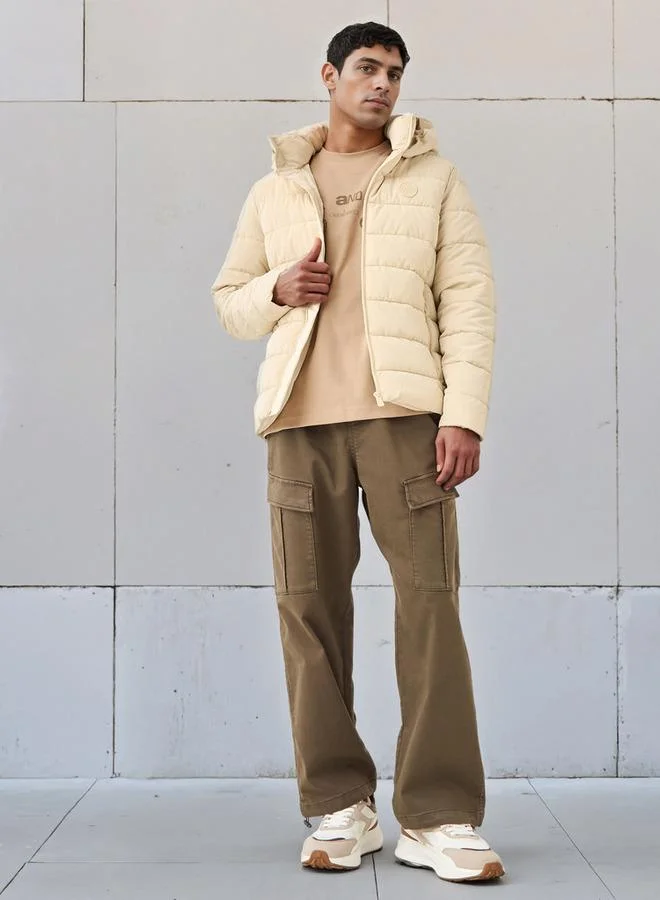 Kappa Kappa Men Hooded Puffer Jacket