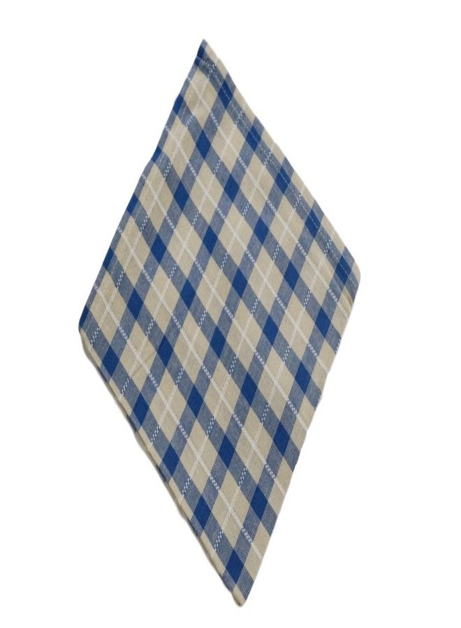 Snuggle Check Print Styled 4 Cotton Kitchen Towels - Image 2