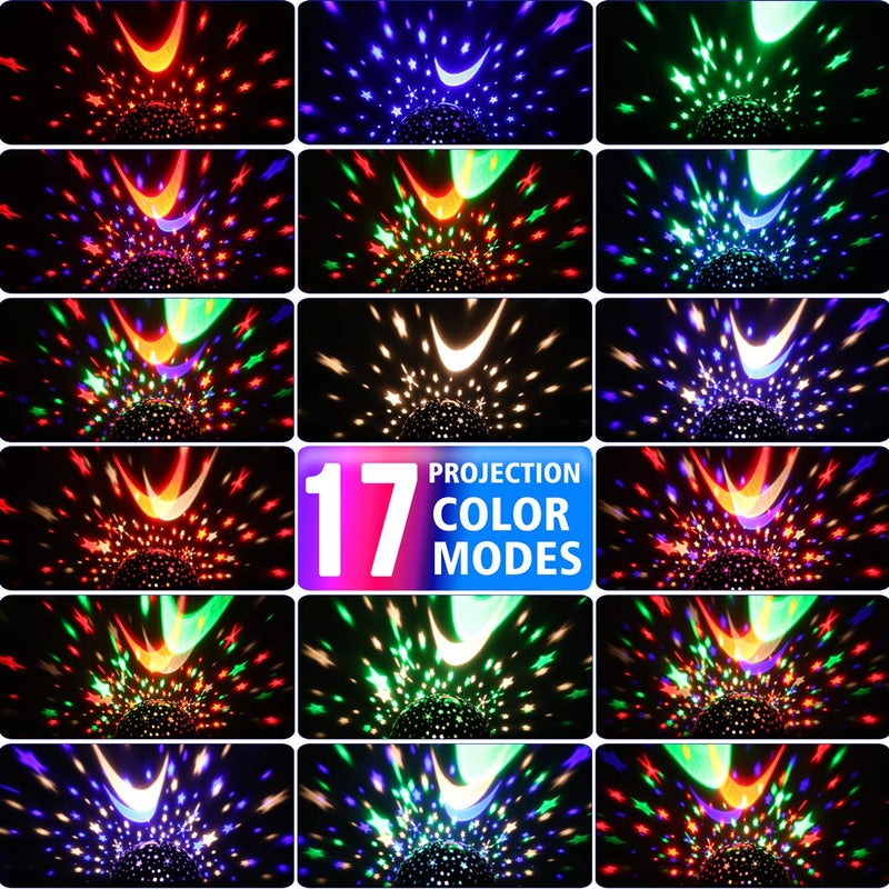MOKOQI Dinosaur Night Light Projector for Kids, 360Â° Rotating Dino Projection Lamp Star Projector for Bedroom Ceiling, Toddler Night Light with Timer, Birthday Gift for Boys, Dinosaur Toys for Kids Ages 3-5 - Image 4