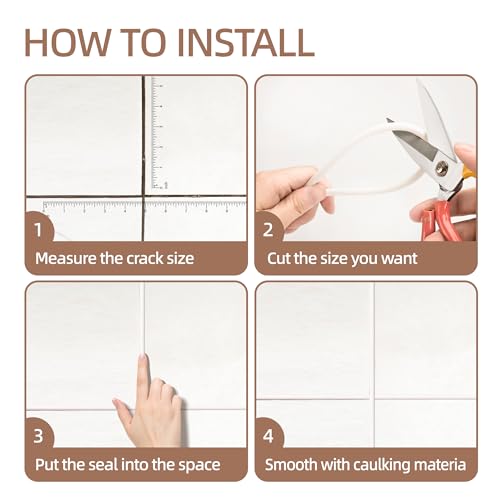 U0U Backer Rod 1/8 Inch,White Backer Rod Caulk Saver for Gaps and Joint Concrete Filling,16.4Ft Concrete Expansion Joint Filler (1/8 inch *16.4 feet) - Image 4