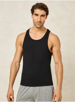 Styli Pack of 2 - Cotton Stretch Scoop Neck Vest  - Image 2