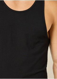 Styli Pack of 2 - Cotton Stretch Scoop Neck Vest  - Image 4