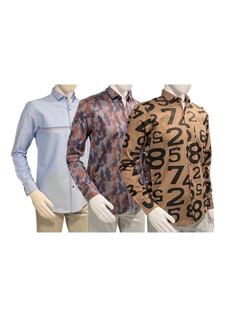 COMBO MENS SHIRT 3 PIECE SET  - Image 2
