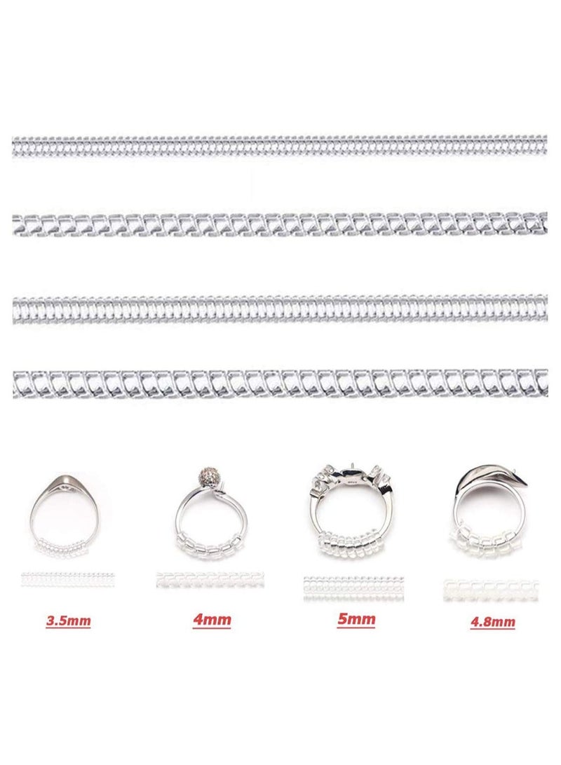 KASTWAVE Ring Size Adjuster For Loose Spiral Silicone Fastener Set - Image 1