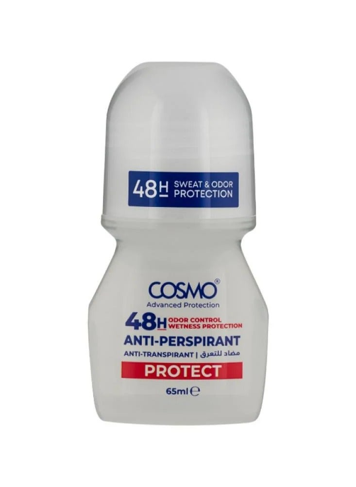 COSMO مزيل العرق رول أون لحماية متقدمة لمدة 48 ساعة 65 مل