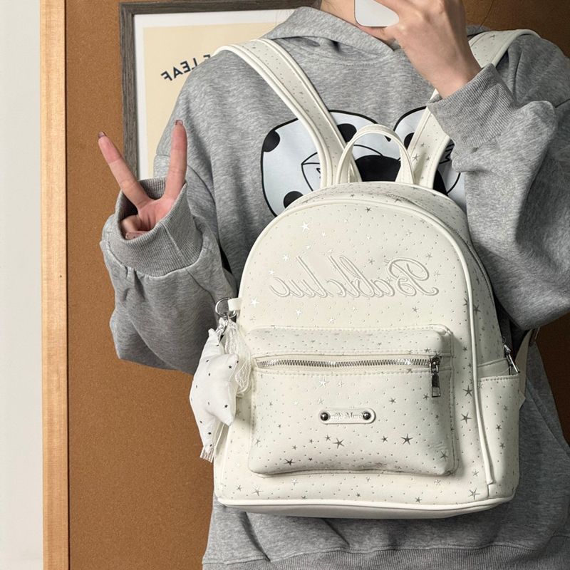 Korean Style Cute Backpack for College Students, Large Capacity, Commuter, Women - Image 2