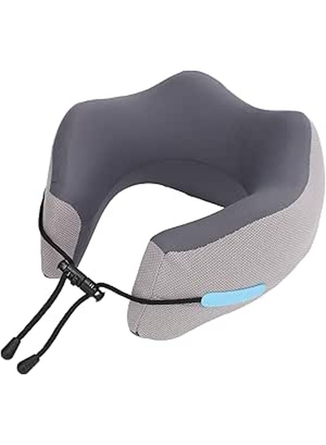 U Shaped Memory Foam Travel Neck Pillow Breathable For Airplane Car Sleeping Medium Size - Image 1