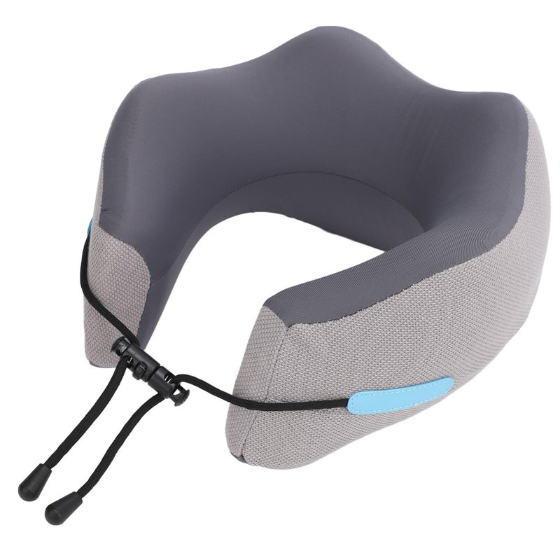 U Shaped Memory Foam Travel Neck Pillow Breathable For Airplane Car Sleeping Medium Size - Image 2