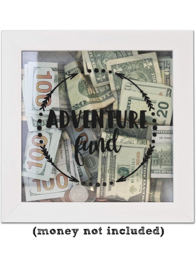 Lawrence Frames 8x8 Adventure Fund White Shadow Box Frame - Image 4