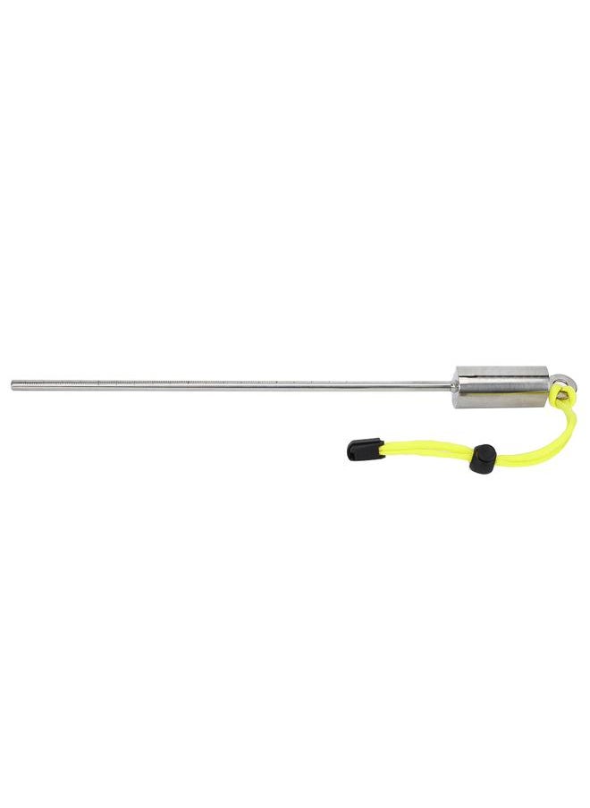 Thoraya KEEPdiving Stainless Steel 30cm Diving Lobster Stick Pointer Underwater Shaker Noise Maker with Scale Hand Strap  - Image 2