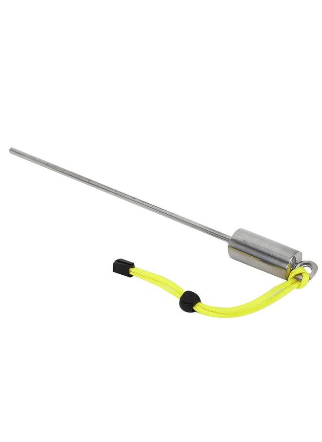 Thoraya KEEPdiving Stainless Steel 30cm Diving Lobster Stick Pointer Underwater Shaker Noise Maker with Scale Hand Strap  - Image 4