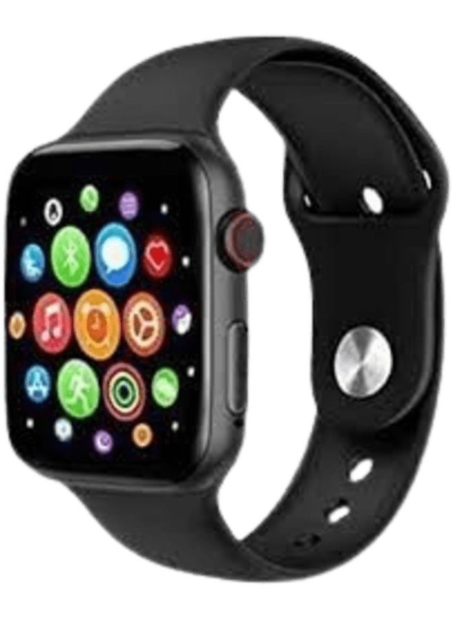 T5S High Quality Smart Watch with Silicone Band For Android & iOS - Black - Image 1