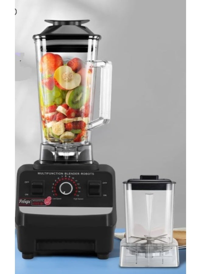 ENZO 2-in-1 Blender and Food Processor 1-Liter Capacity, with Multifunctional Grinder and 15 Speeds - ITA30009A - Image 3