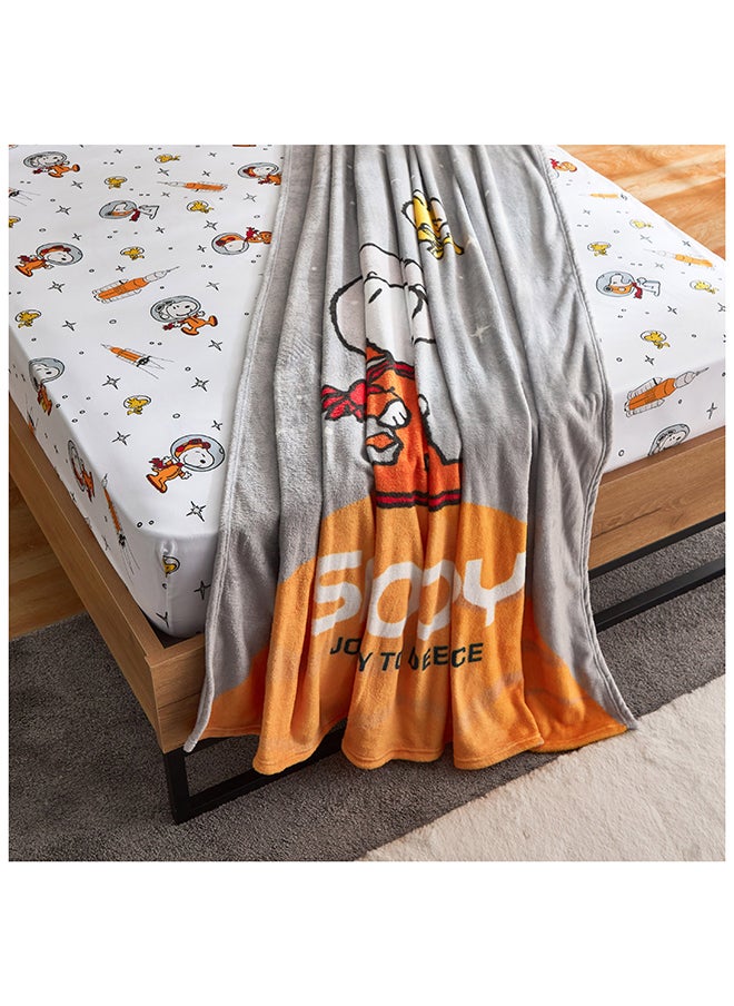 Home Box Snoopy Peanut Flannel Blanket 150x200 cm  - Image 5