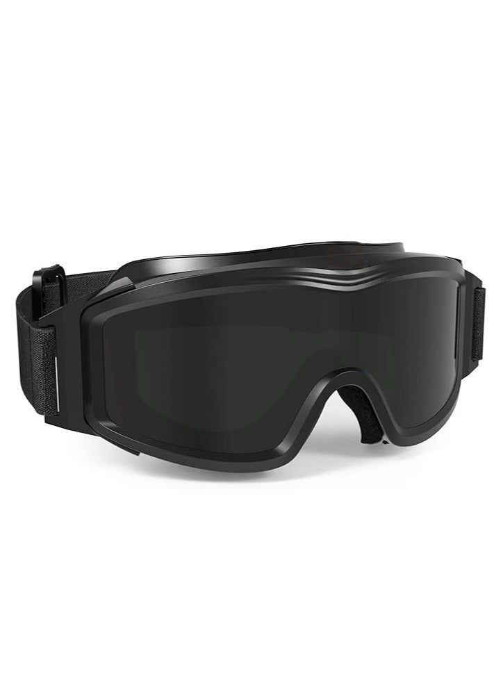 Loxira Tactical Airsoft Goggles Anti-Fog Military Glasses, Ballistic Safety Goggles for Shooting, Hunting, Outdoor, Driving, CS Game, Paintball, and Tactical Training  - Image 1
