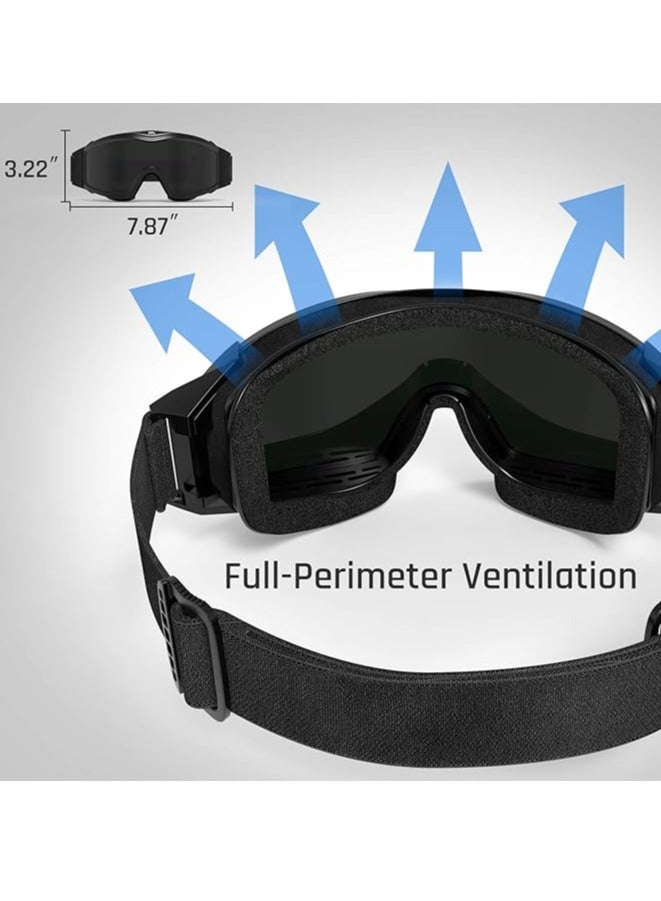 Loxira Tactical Airsoft Goggles Anti-Fog Military Glasses, Ballistic Safety Goggles for Shooting, Hunting, Outdoor, Driving, CS Game, Paintball, and Tactical Training  - Image 5