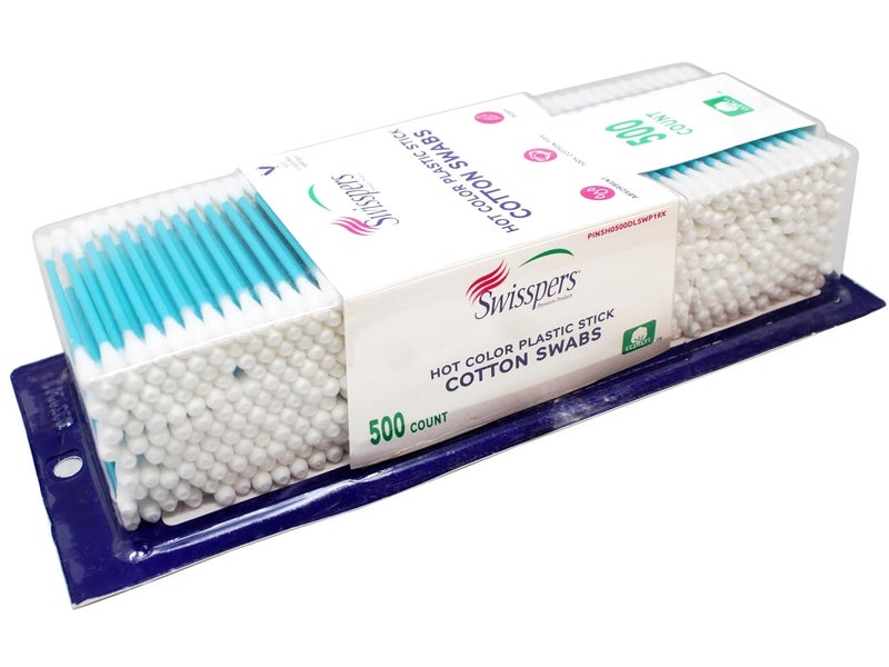 Swisspers Hot Colored Swab-500 ct (Color May Vary) - Image 3