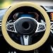 LRITER Car Steering Wheel Cover NonSlip Silicone Material Multiple Color Choices Universal Auto Parts Steering Wheel Cover Suitable for Most Cars Champagne - Image 2