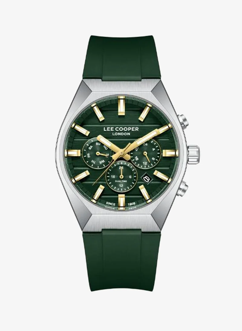 Lee Cooper Men's Silicone MULTIFUNCTION Watch LC08388.375 - 41 mm