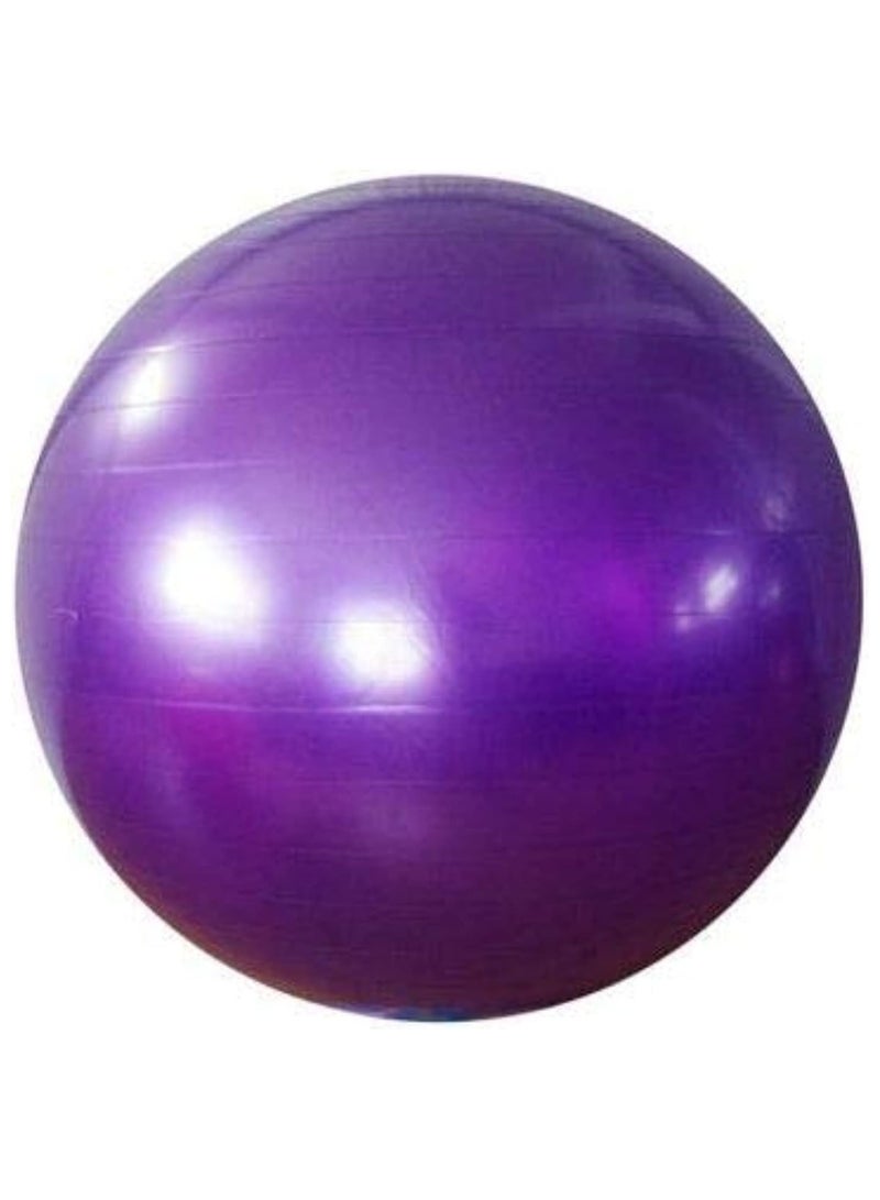 كرة رياضية لتمارين البطن والظهر والارجل واليوغا واللياقة البدنية وقاعات الرياضة المنزلية، 65 سم - Image 1