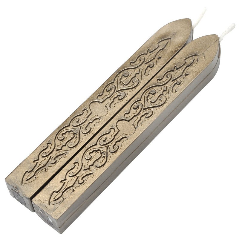 Yoption Sealing Wax Sticks with Wicks Antique Fire Manuscript Sealing Wax for Wax Seal Stamp (Bronze) - Image 4