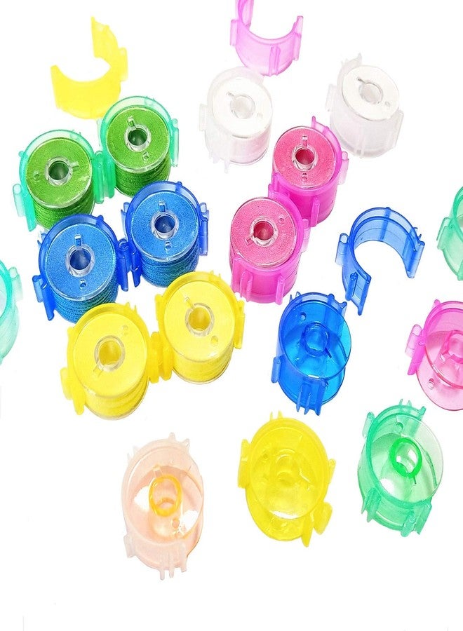 YEQIN 100 pcs/Pack Sewing Bobbin Small Clips Sewing Tool Clip Accessory Bobbin Holder Clips Colorful Thread Clips Holder Tool - Image 3