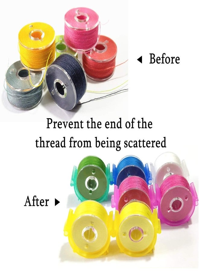 YEQIN 100 pcs/Pack Sewing Bobbin Small Clips Sewing Tool Clip Accessory Bobbin Holder Clips Colorful Thread Clips Holder Tool - Image 4