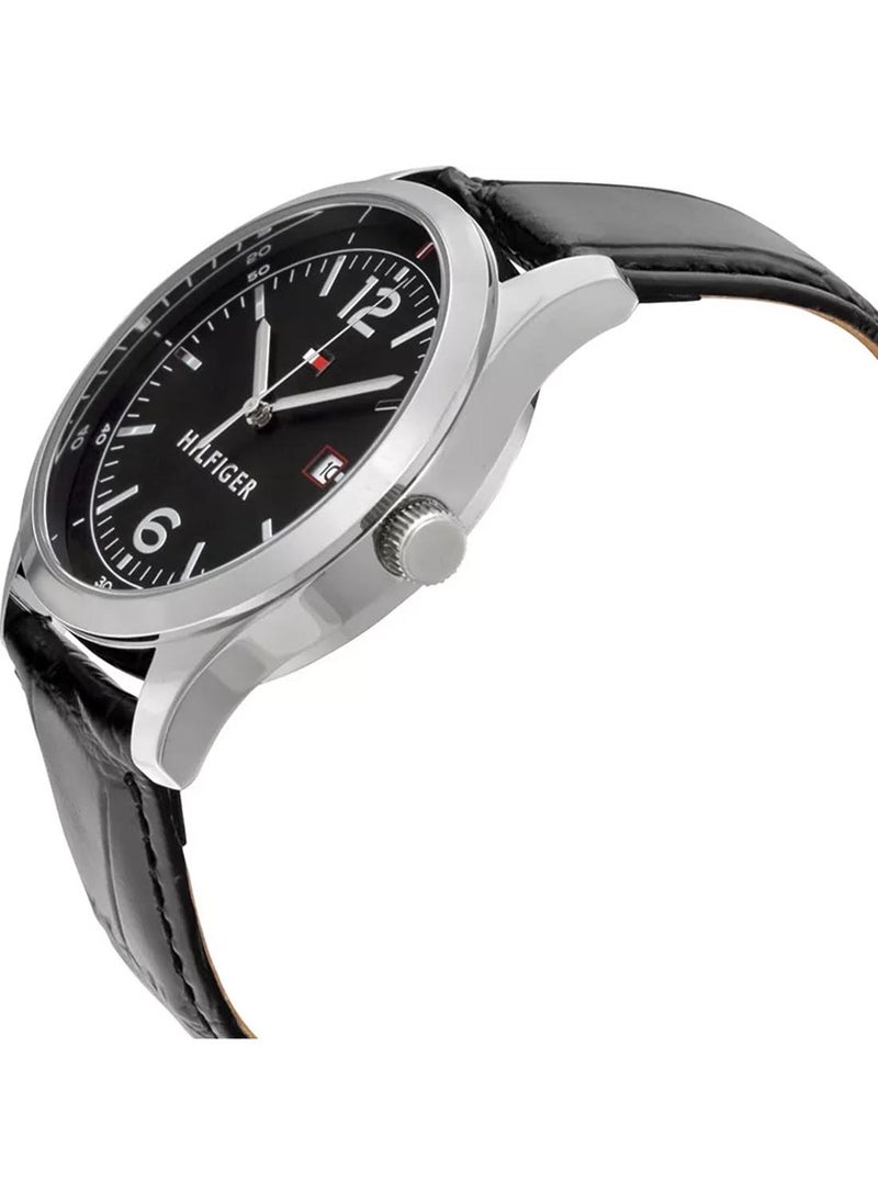 TOMMY HILFIGER TOMMY HILFIGER ROUND ANALOG MEN'S BLACK CASE WATCH - 1710350  - Image 2