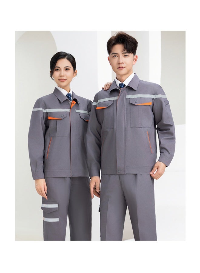 NIBEMINENT Men's Work Uniform Set Long Sleeve Wear Resistant Spring Autumn Auto Repair Mechanical Electrician Labor Protection Suit - Image 1