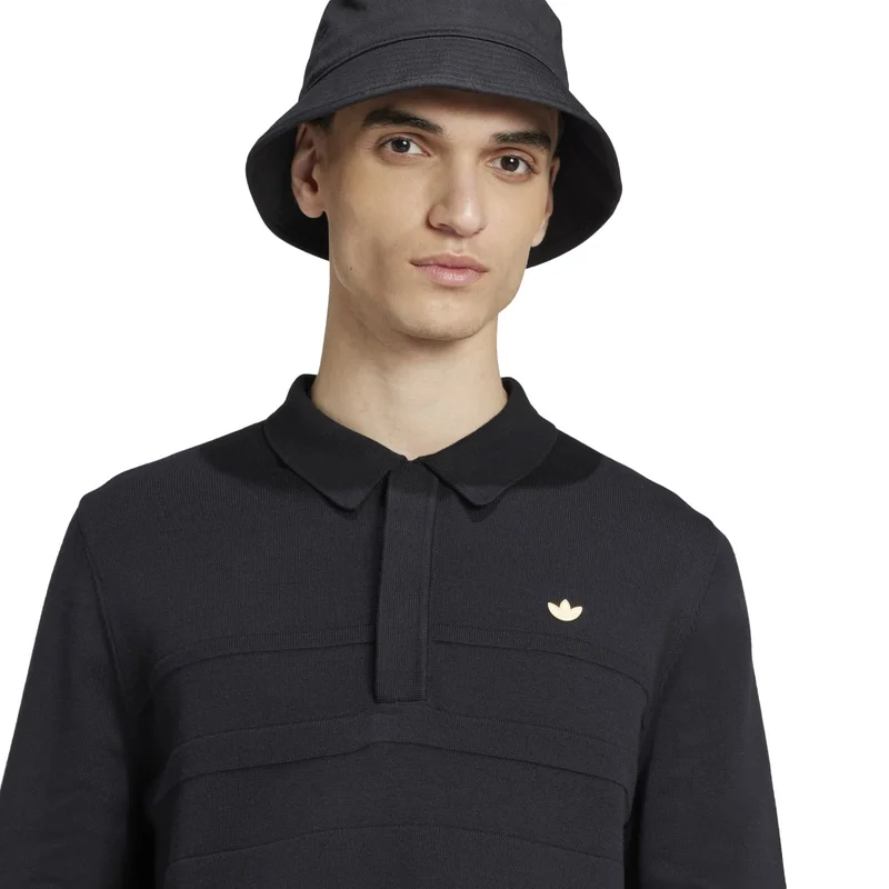 Adidas adidas LS POLO Black Originals Men POLO SHIRTS