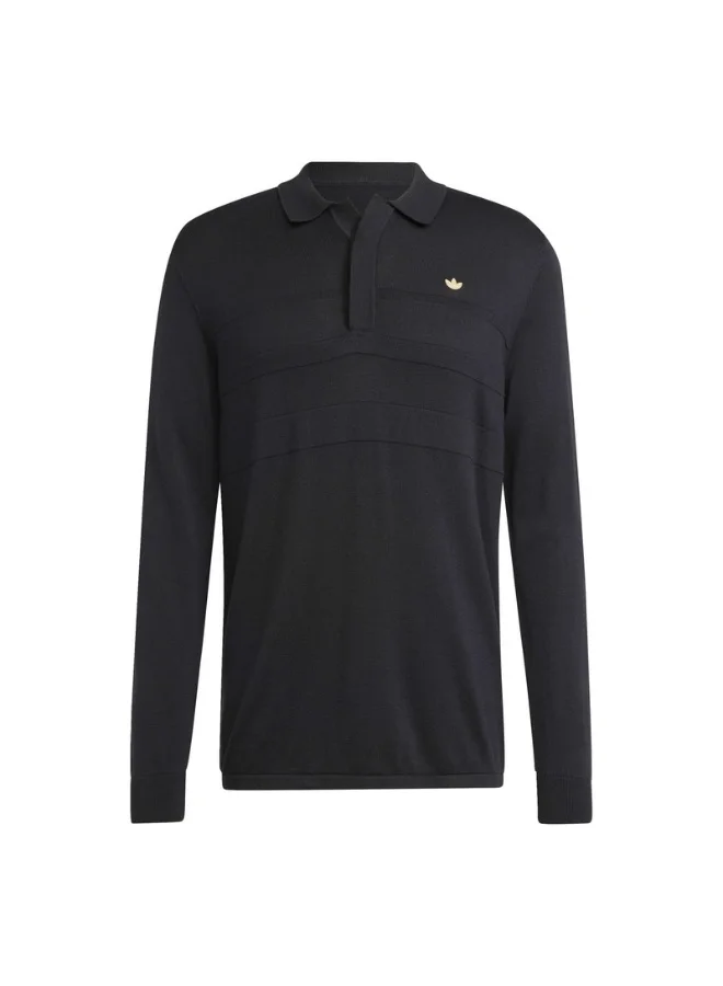Adidas adidas LS POLO Black Originals Men POLO SHIRTS