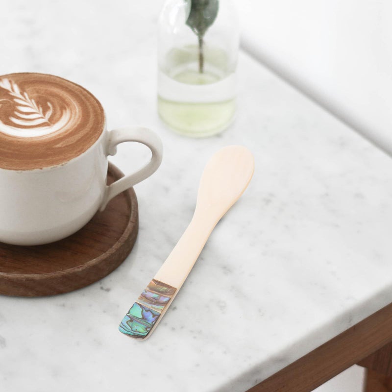 Natural Pearl Shell Design Small Dessert Coffee Ice Cream Spoon Reusable Kitchen Essential - Image 5