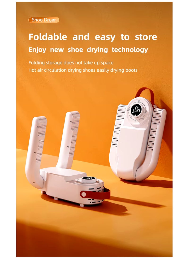 Electric Shoe Dryer, Deodoriser Shoe Warmer Device Retractable Foldable Shoe Dryer for All Types of Shoes,Boots,gloves etc Hot Air Circulation - Image 3