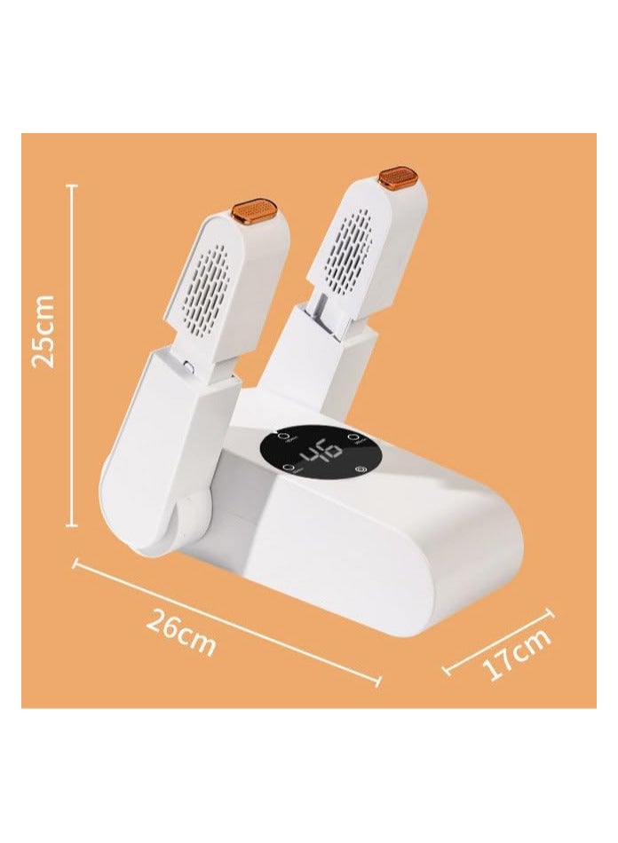 Electric Shoe Dryer, Deodoriser Shoe Warmer Device Retractable Foldable Shoe Dryer for All Types of Shoes,Boots,gloves etc Hot Air Circulation - Image 5