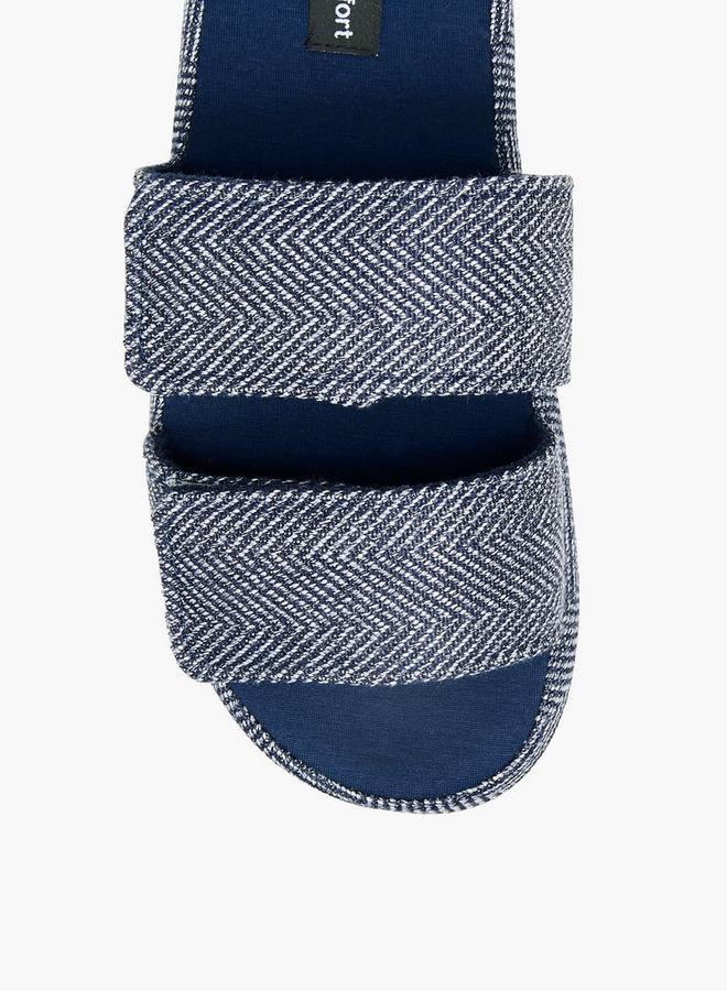 لو كونفورت شباشب رجالية بشريط لاصق لغرفة النوم - Image 3