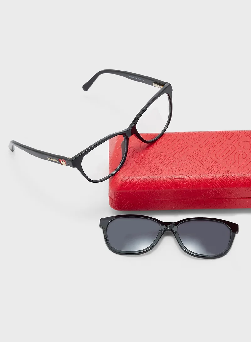 لوف موسكينو Mol052/Cs Oversized Sunglasses